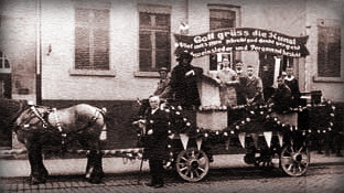 Buchdruckerwagen Buchdruckerwagen
